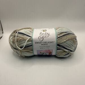 1 BABY BEE YARN SWEET DELIGHT PRINTS in TRICYCLE TIME 4oz 377yds